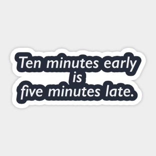 On time Sticker